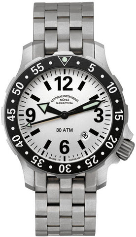 Muhle Glashutte Marinus SS Black Bezel D M1-28-45-MB