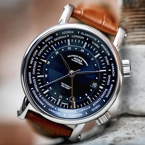 Muhle Glashutte Watch Teutonia II GMT M1-33-82-MB Watch | Jura Watches