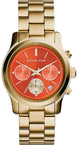 Michael Kors Watch Runway Chronograph Orange MK6162