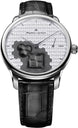 Maurice Lacroix Masterpiece Square Wheel Cube D MP7158-SS001-909 BLACK STRAP
