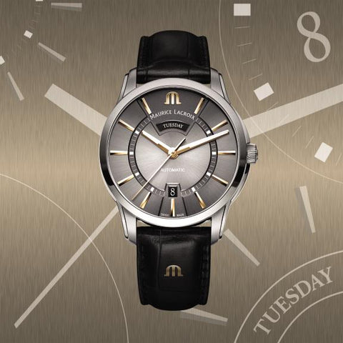 Maurice Lacroix Watch Pontos Day Date Mens