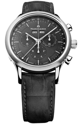 Maurice Lacroix Les Classiques Round Day Date Month Chrono LC1008-SS001-330-1