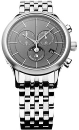 Maurice Lacroix Watch Les Classiques Round Gents Moonphase Chrono LC1148-SS002-830