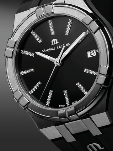 Maurice Lacroix Aikon Quartz Black Sunray Watch