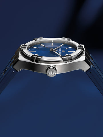 Maurice Lacroix Aikon Quartz Blue Sunray Watch