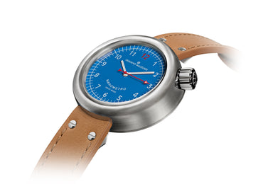 Giuliano Mazzuoli Manometro Brushed Blue Watch
