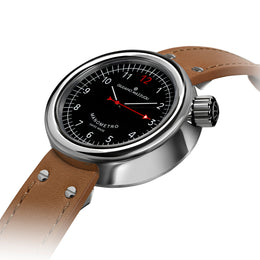 Giuliano Mazzuoli Manometro Polished Black Watch