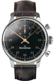 MeisterSinger Watch Singular MM402G Croco Print Black