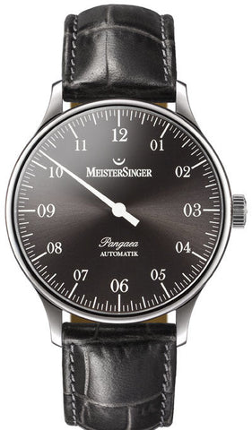MeisterSinger Watch Pangaea PM907 Croco Print Black