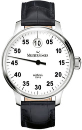 MeisterSinger Watch Salthora Meta SAM901 Croco Print Black