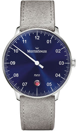 MeisterSinger Watch NEO NE908N Suede Grey