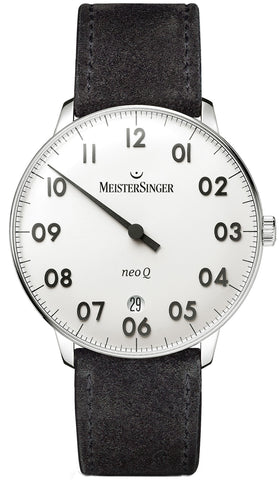 MeisterSinger Watch NEO  Q NQ901N Suede Black
