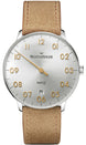 MeisterSinger Watch NEO  Q NQ901GN Suede Cognac