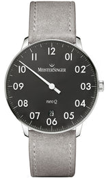MeisterSinger Watch NEO  Q NQ902N Suede Grey