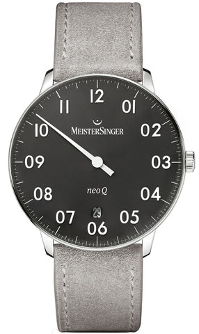 MeisterSinger Watch NEO  Q NQ902N Suede Grey