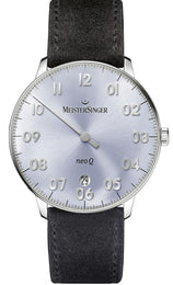 MeisterSinger Watch NEO  Q NQ908N Suede Black