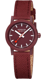 Mondaine Watch Essence Dark Cherry Textile MS1.32130.LC
