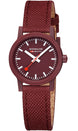 Mondaine Watch Essence Dark Cherry Textile MS1.32130.LC
