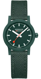 Mondaine Essence Park Green Textile Watch