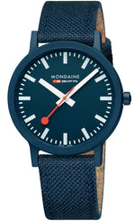 Mondaine Watch Essence Deep Ocean Blue Textile MS1.41140.LD