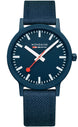 Mondaine Essence Deep Ocean Blue Textile Watch