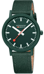 Mondaine Watch Essence Park Green Textile MS1.41160.LF