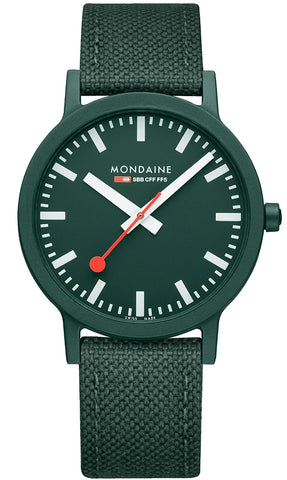 Mondaine Essence Park Green Textile