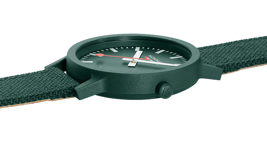 Mondaine Essence Park Green Textile