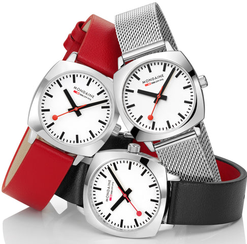 Mondaine Official Swiss Railways Cushion Watch