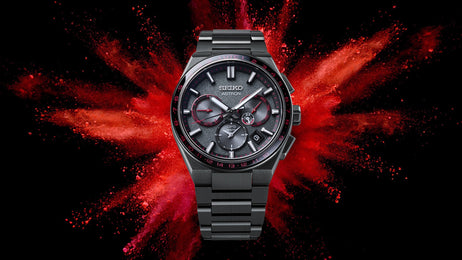 Seiko Astron GPS Solar 5X Dual Time Redshift Limited Edition