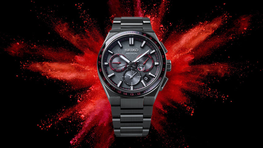 Seiko Astron GPS Solar 5X Dual Time Redshift Limited Edition