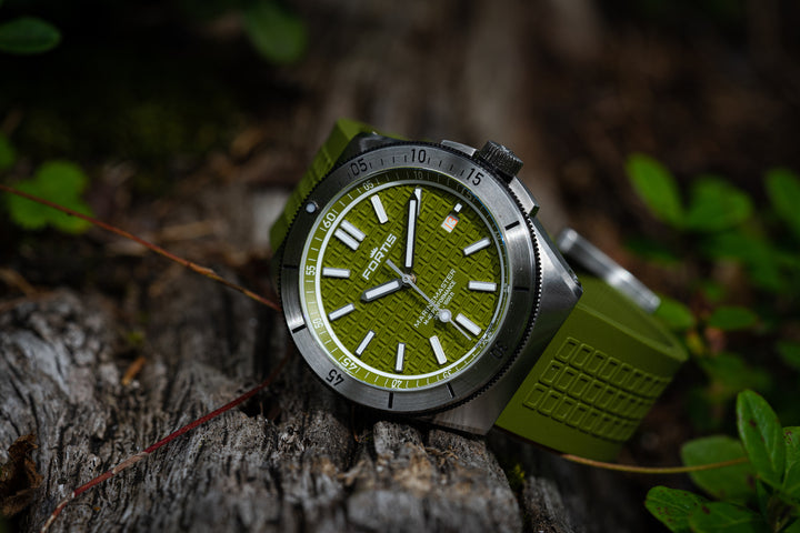 Fortis Marinemaster M-40 Woodpecker Green Watch