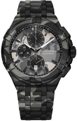 Maurice Lacroix Watch Aikon Automatic Chronograph Camouflage AI1018-PVB02-336-1