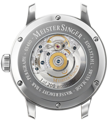 MeisterSinger Watch Perigraph Mellow Yellow Limited Edition