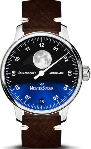 MeisterSinger Watch Stratoscope Moon Phase ST982