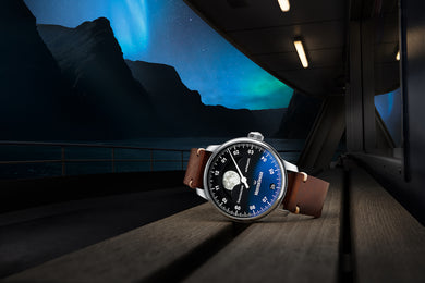 MeisterSinger Stratoscope Moon Phase Watch