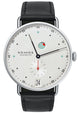 Nomos Glashutte Watch Metro Datum Gangreserve Sapphire Crystal 1101
