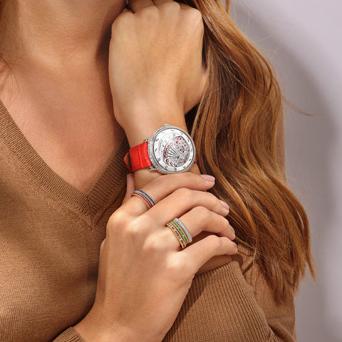 Faberge Lady Compliquee Peacock Ruby Watch