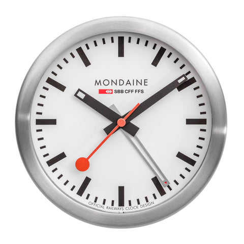 Mondaine Mini Desk Clock 12.5cm D