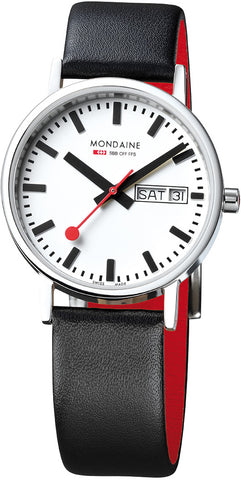 Mondaine Watch Classic SBB Day Date A667.30314.11SBB
