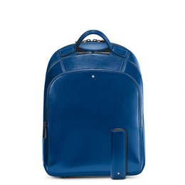 Montblanc Backpack Glossy Leather Small Extreme 2.0 Blue 129645.