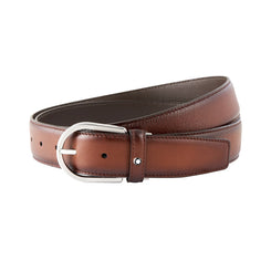Montblanc Belt Horseshoe Buckle Brown 35mm Leather, 118413