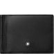 Montblanc Card Holder Meisterstuck Leather Wallet 6cc with Money Clip, 5525