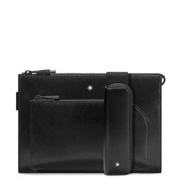 Montblanc Envelope Glossy Leather Extreme 2.0 Black 129648.