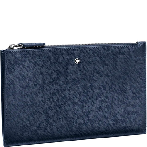 Montblanc Sartorial Blue Small Pouch Bag 128573