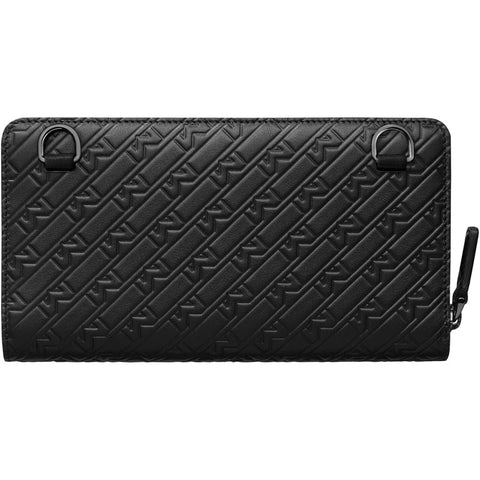 Montblanc Wallet M_Gram 4810 Twelve Card Black Zip Around, 128639