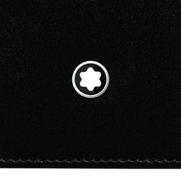 Montblanc Wallet Meisterstuck 4cc With Coin Case Black 7164