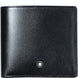Montblanc Wallet Meisterstuck 4cc With Coin Case Black 7164