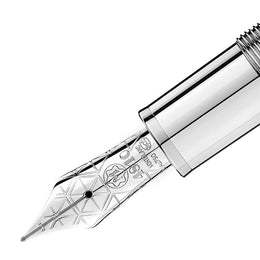 Montblanc Writing Instrument Meisterstuck Solitaire Blue Hour LeGrand Fountain Pen 112889.