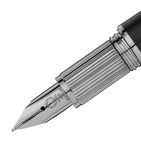 Montblanc Writing Instrument StarWalker UltraBlack Doue Fountain Pen F, 126363.